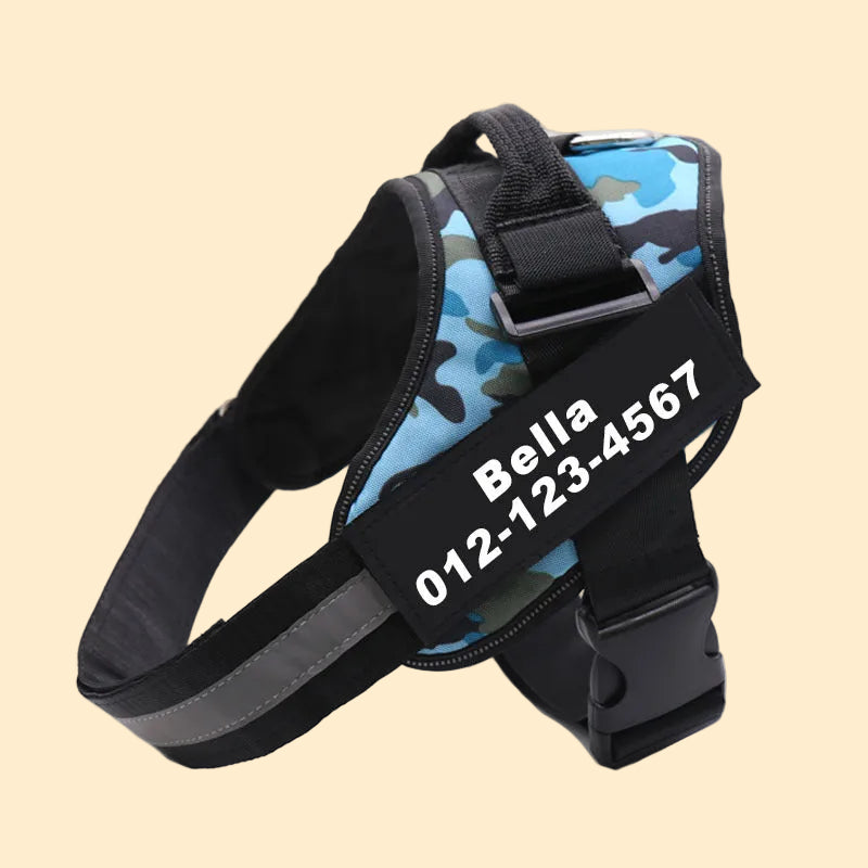 Reflective Adjustable Dog Harness – Personalized for Happy Dogs