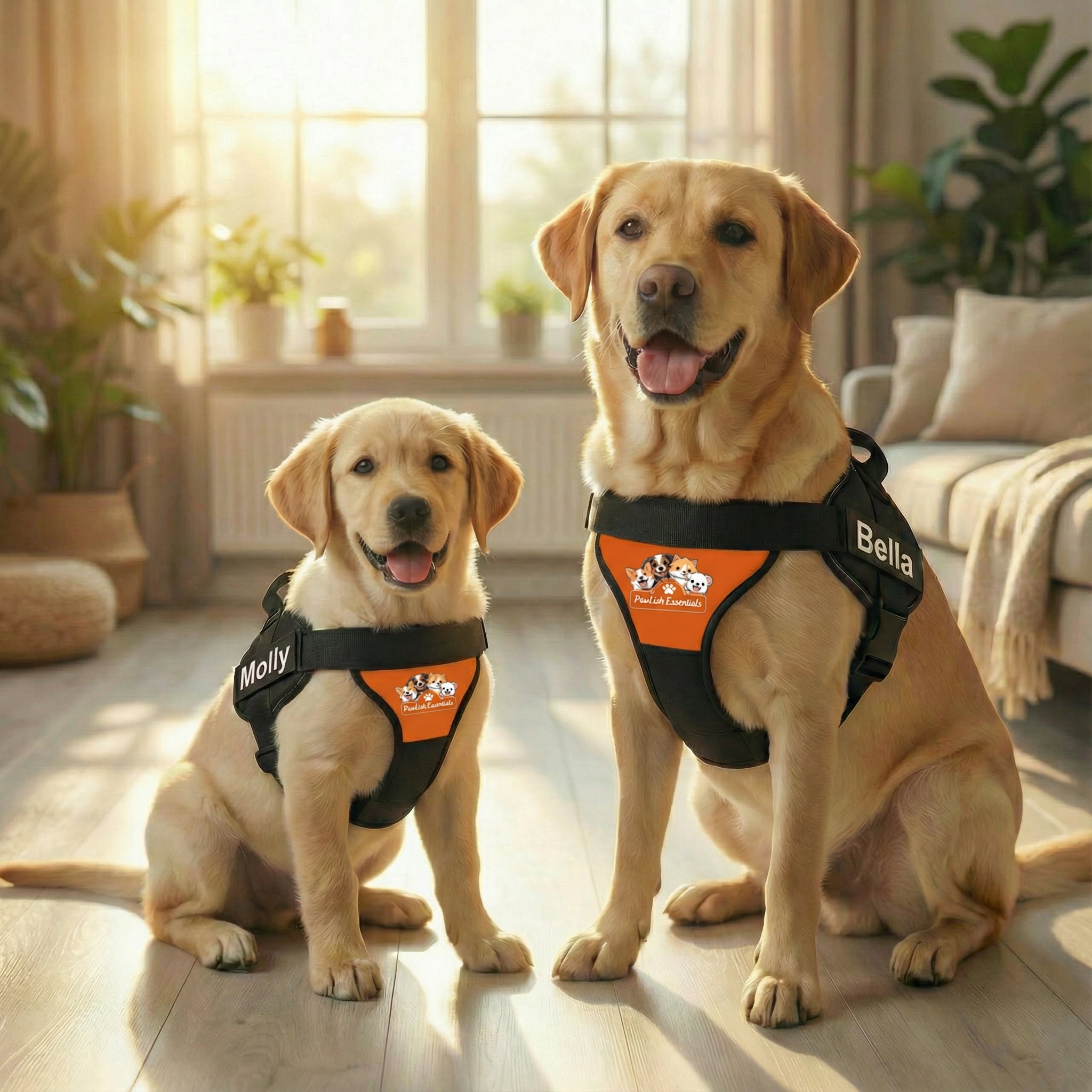 Reflective Adjustable Dog Harness – Personalized for Happy Dogs